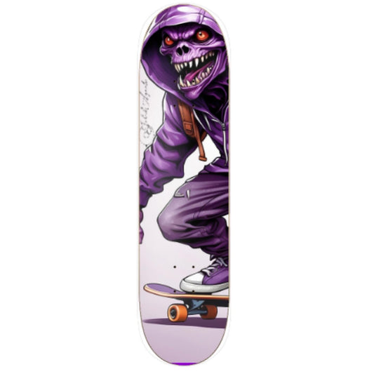 Purple People Eater Skateboard Deck