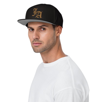 Black & Gold OG Snapback Hat